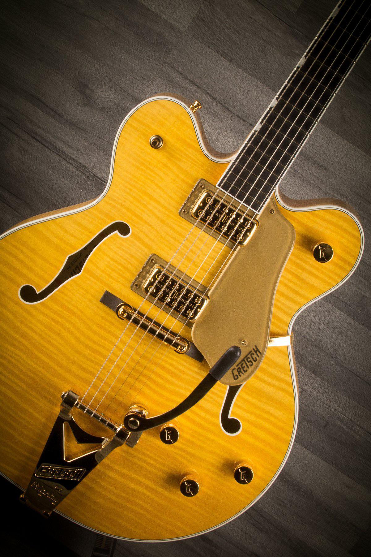 USED - Gretsch G6122TFM Players Edition Country Gentleman - Flame Maple Amber