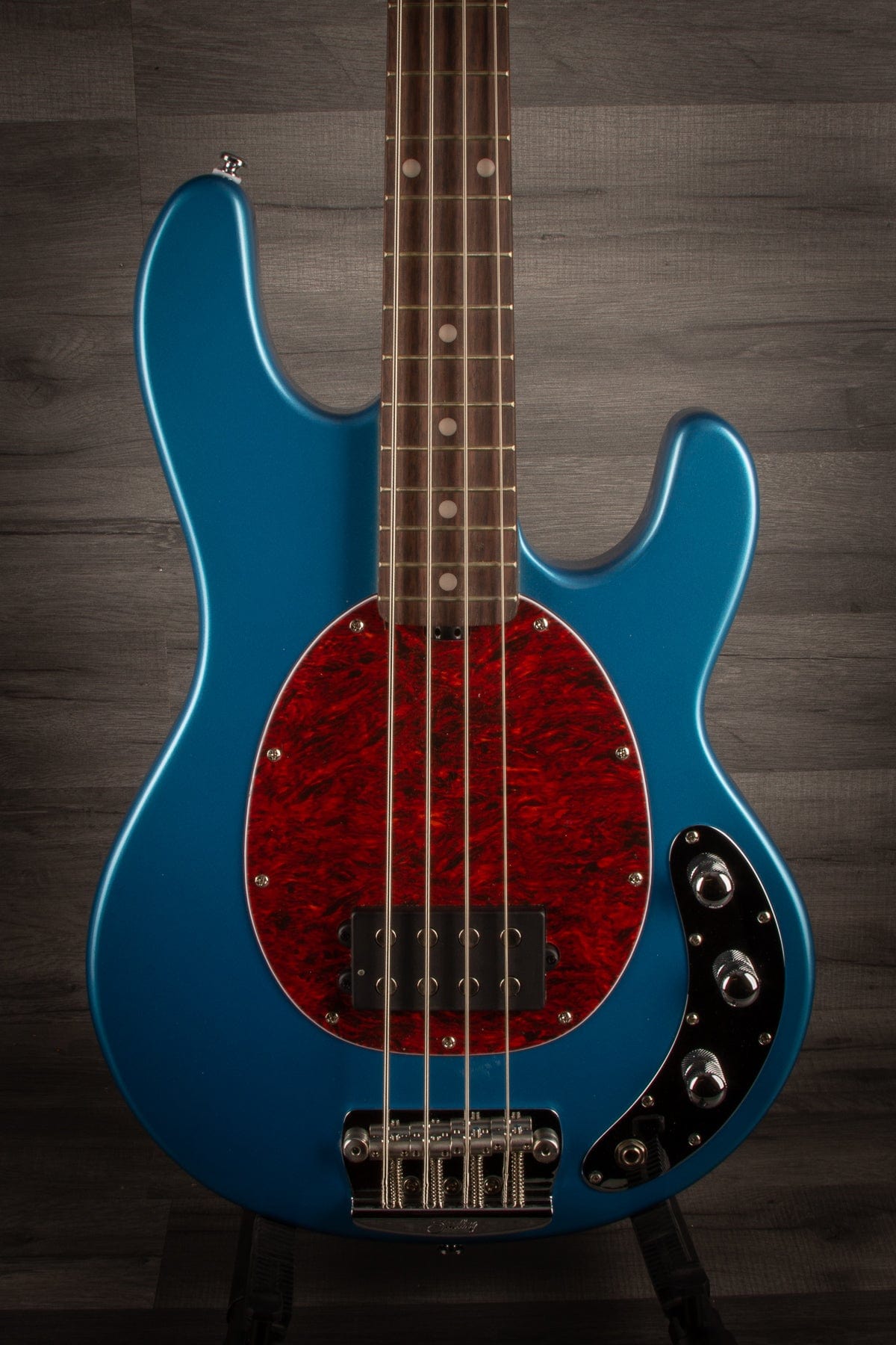 MusicMan Bass Guitar Sterling by Music Man - Stingray Ray34 Toluca Lake Blue