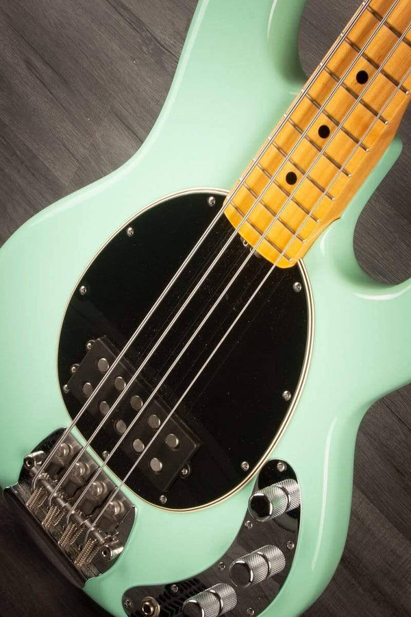 MusicMan Bass Guitar USED - MusicMan Old Smoothie Mint Green