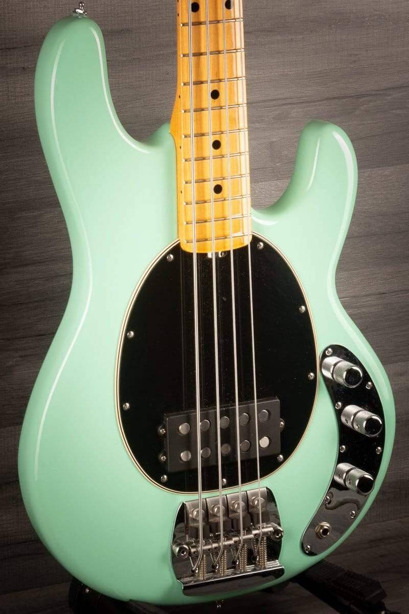 MusicMan Bass Guitar USED - MusicMan Old Smoothie Mint Green