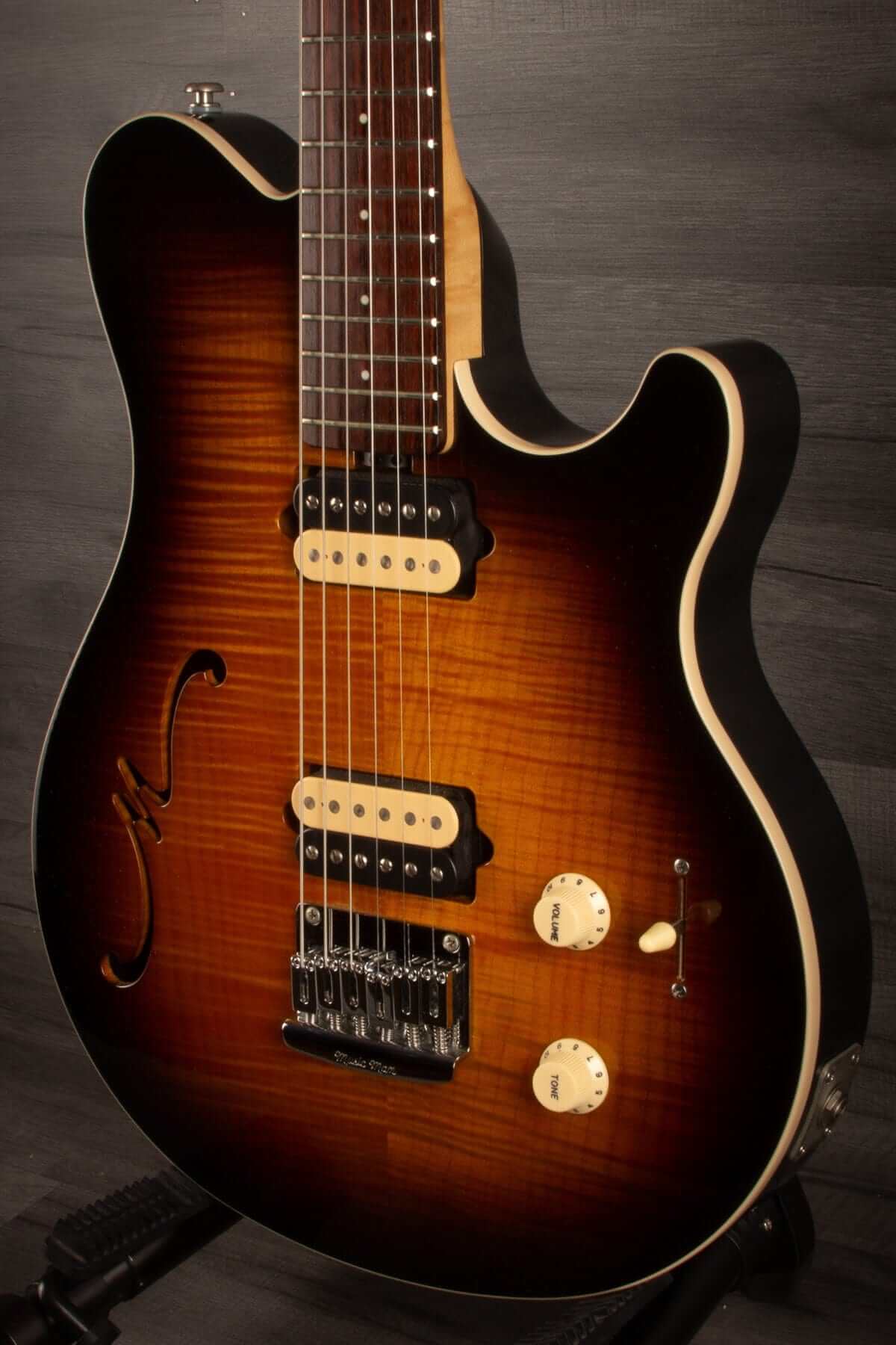 USED - MusicMan Axis Supersport Semi-hollow - Tobacco Sunburst