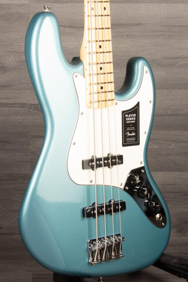 Fender Player Jazz Bass®, Maple Neck, Tidepool - MusicStreet