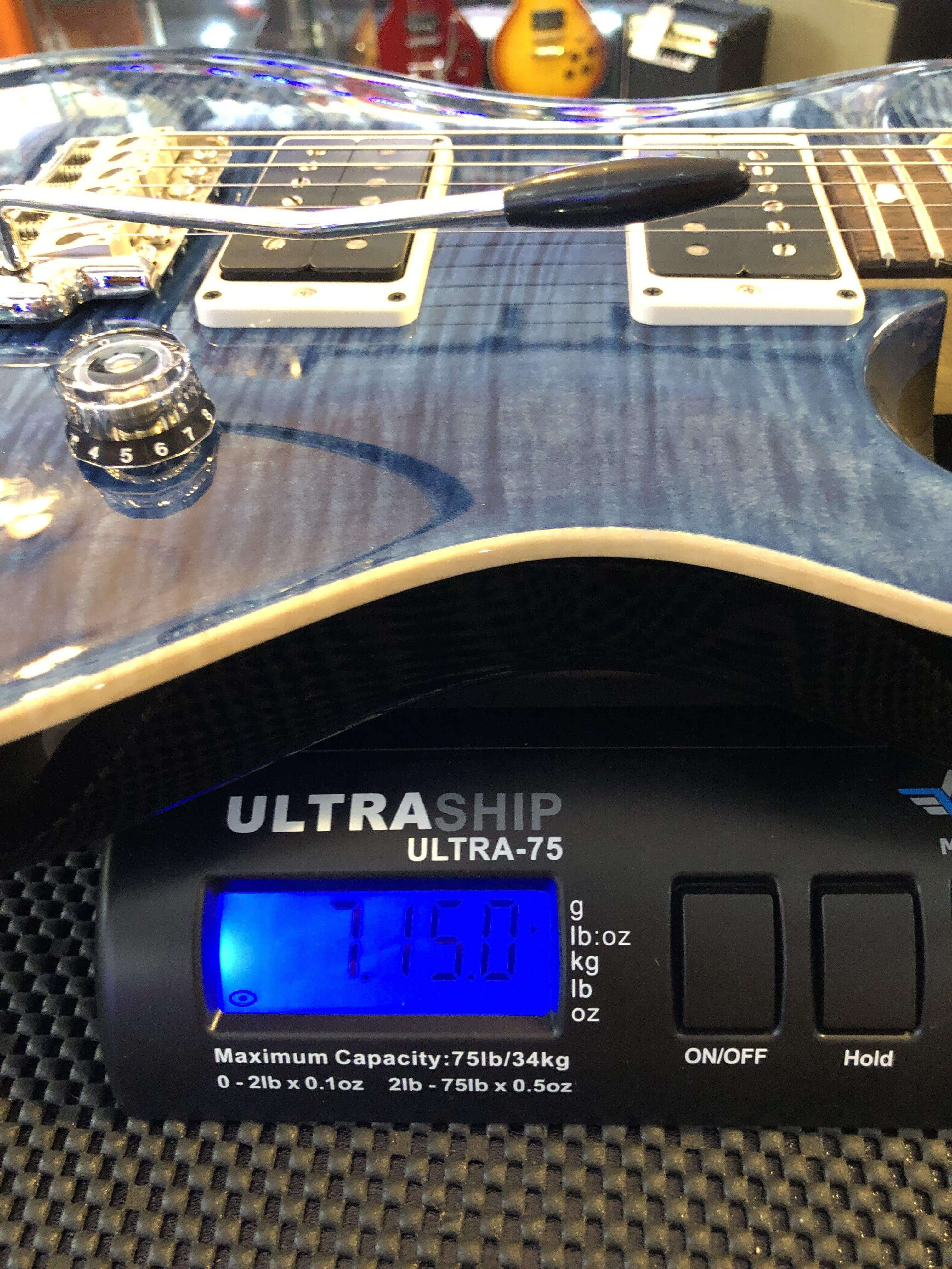 PRS CE24 Gloss Flame - Whale Blue