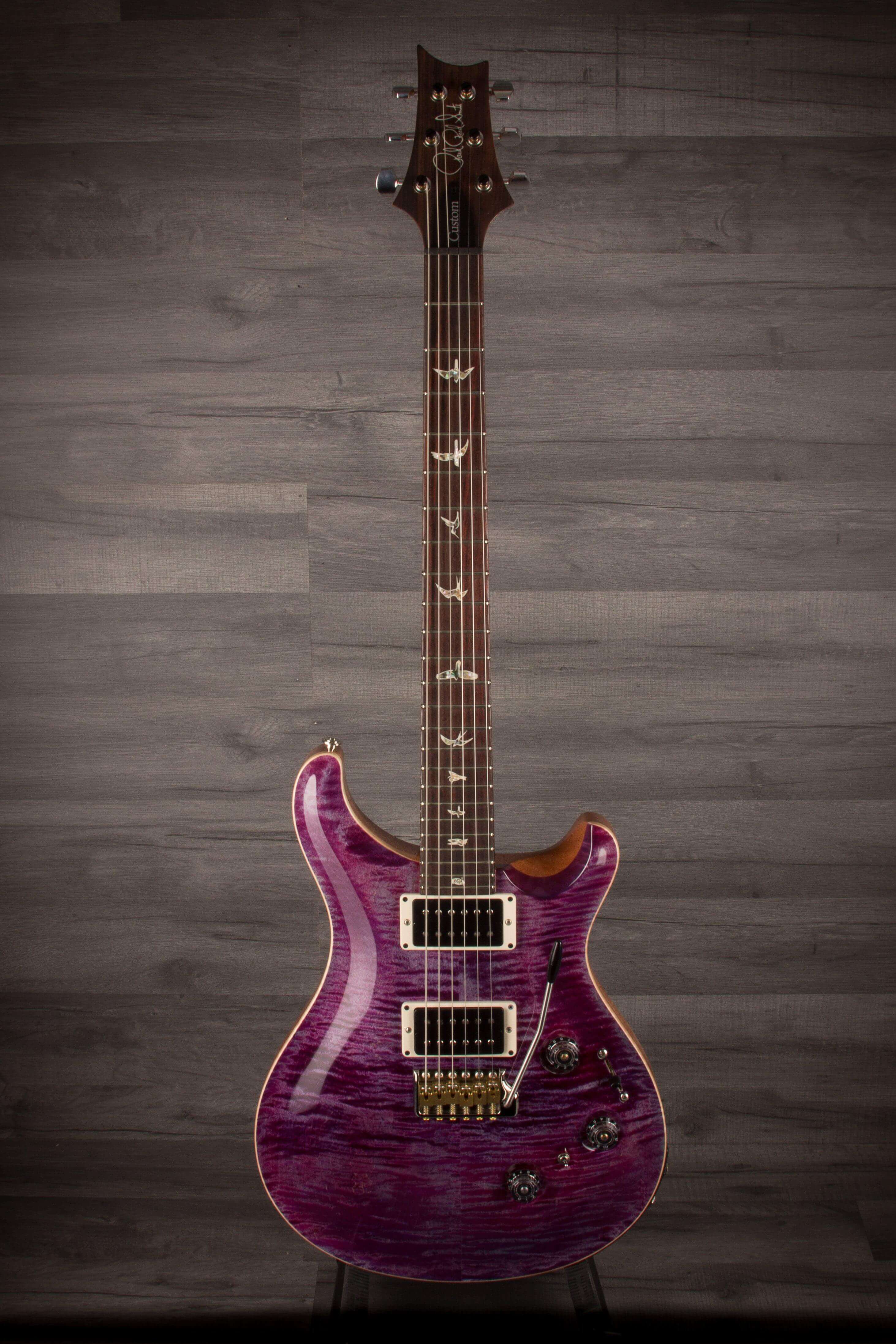 PRS Custom 24 Piezo - Violet s#258426 - MusicStreet