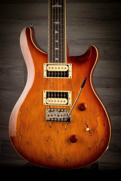 PRS SE Custom 24 Electric Guitar Spalted Maple Top - Vinage Sunburst