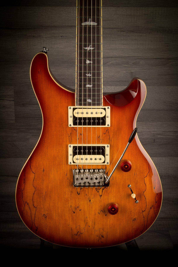 PRS SE Custom 24 Electric Guitar Spalted Maple Top - Vinage Sunburst