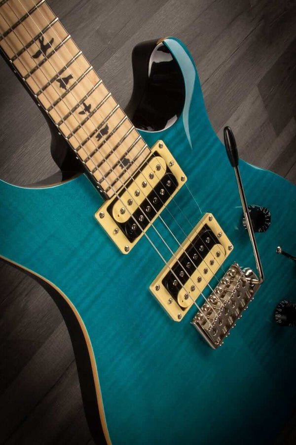 PRS - SE Custom 24 maple Sapphire - MusicStreet