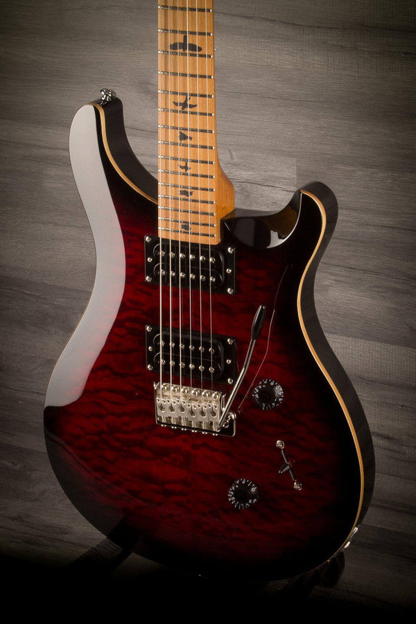 PRS - SE Custom 24 Roasted maple Limited Edition (Europe) - Fire Red - MusicStreet