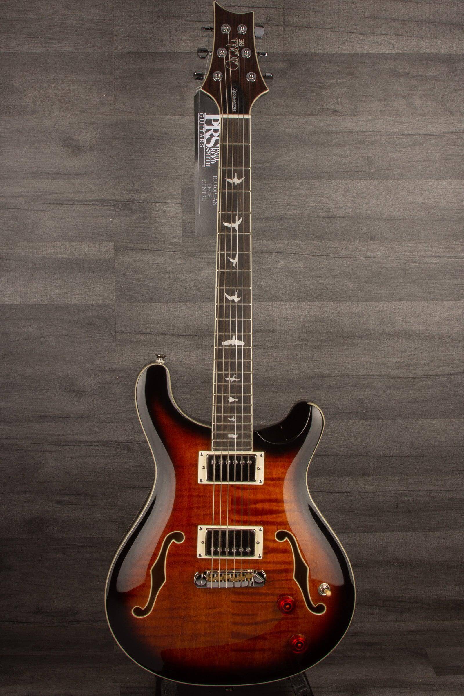 PRS SE Hollowbody II Black Gold Burst