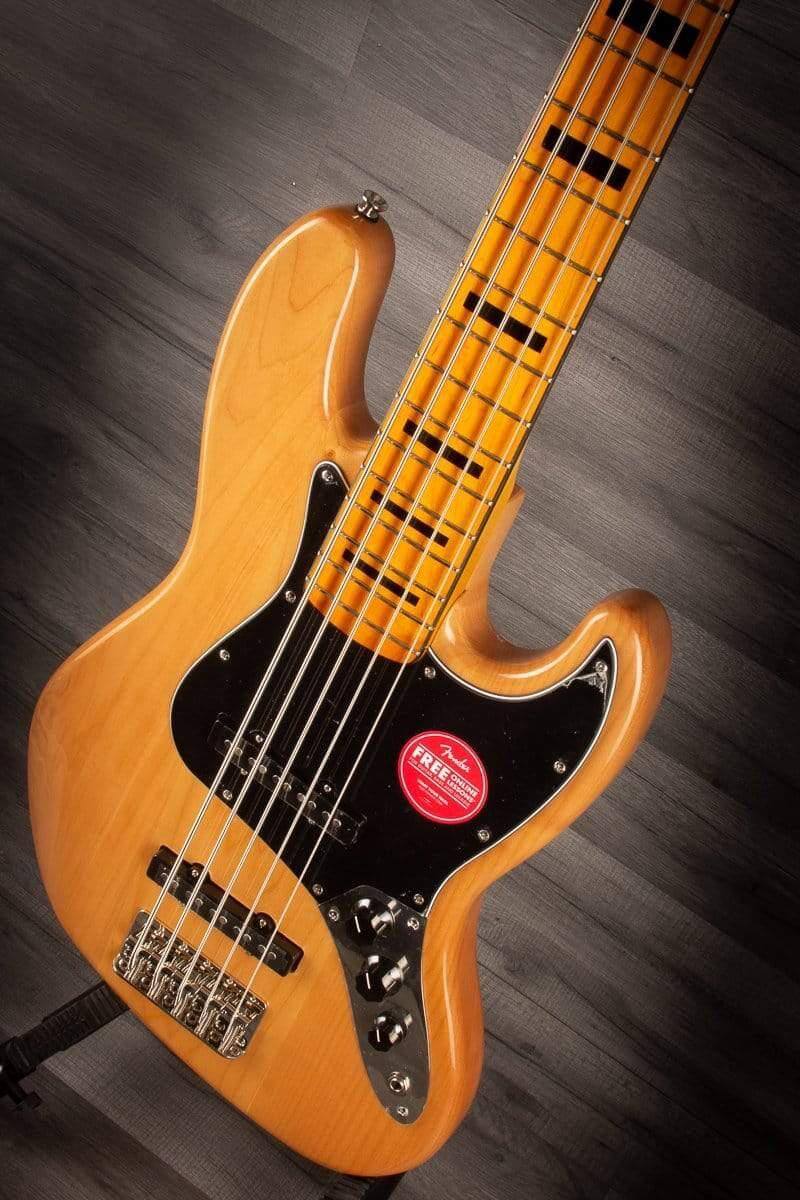 Squier Classic Vibe '70s Jazz V Bass Guitar - Natural