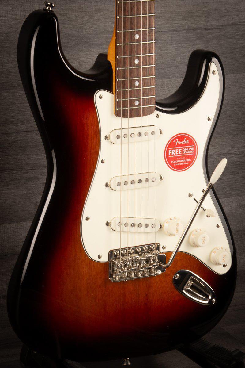 Squier Classic Vibe '60s Stratocaster Electric Guitar - 3-Tone Sunburst