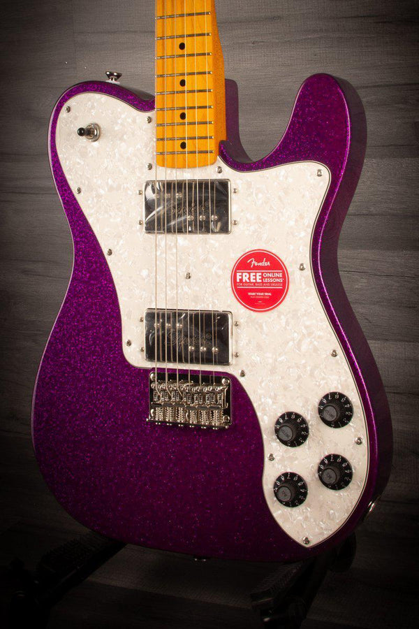 Squier Electric Guitar Squier FSR 70's Telecaster Deluxe Purple Sparkle