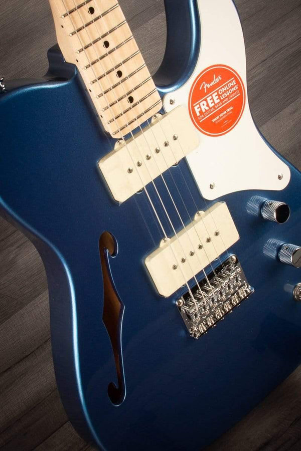 Squier Electric Guitar Squier Paranormal Cabronita Telecaster Thinline Lake Placid Blue