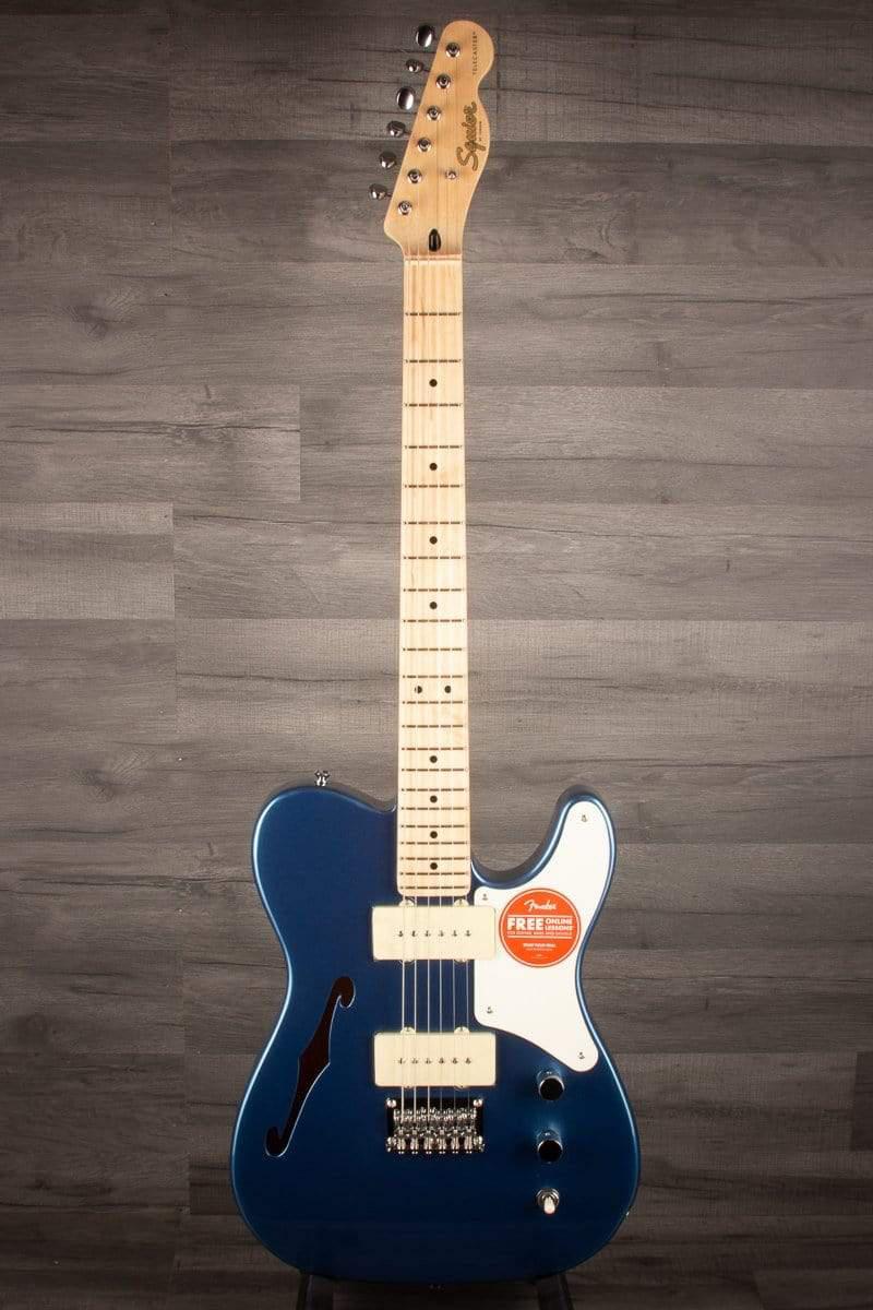 Squier Electric Guitar Squier Paranormal Cabronita Telecaster Thinline Lake Placid Blue