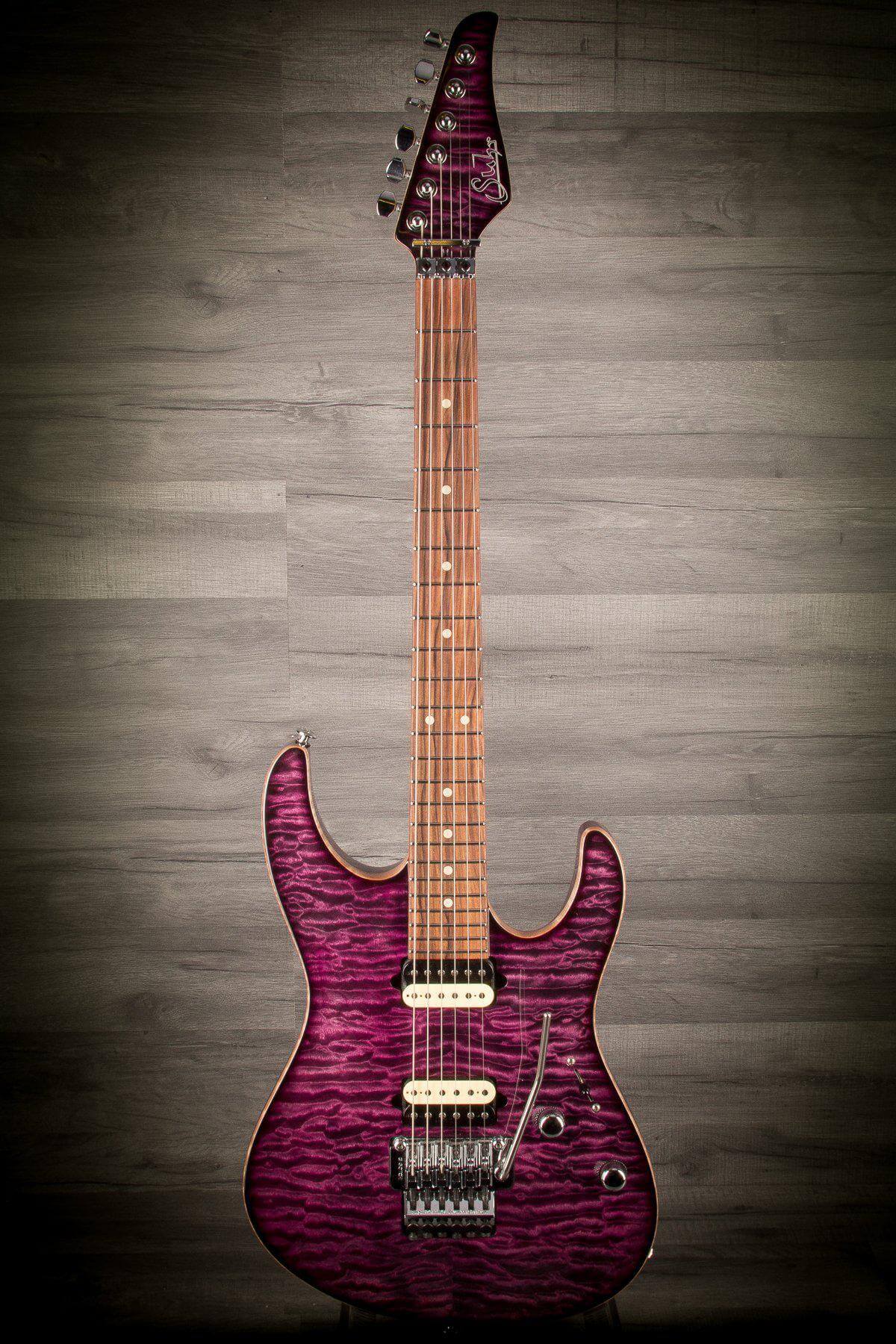 USED - Suhr Modern Carve Top Set Neck - Custom Purple