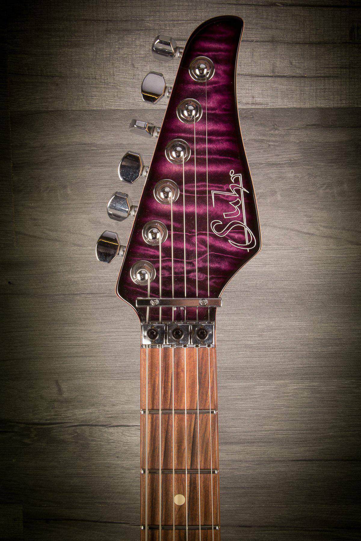 USED - Suhr Modern Carve Top Set Neck - Custom Purple - MusicStreet