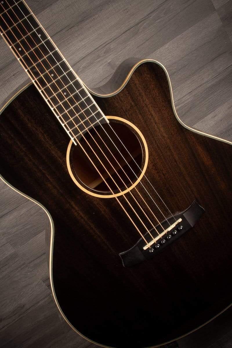 Tanglewood - TW4 Winterleaf Super folk Black Shadow Gloss