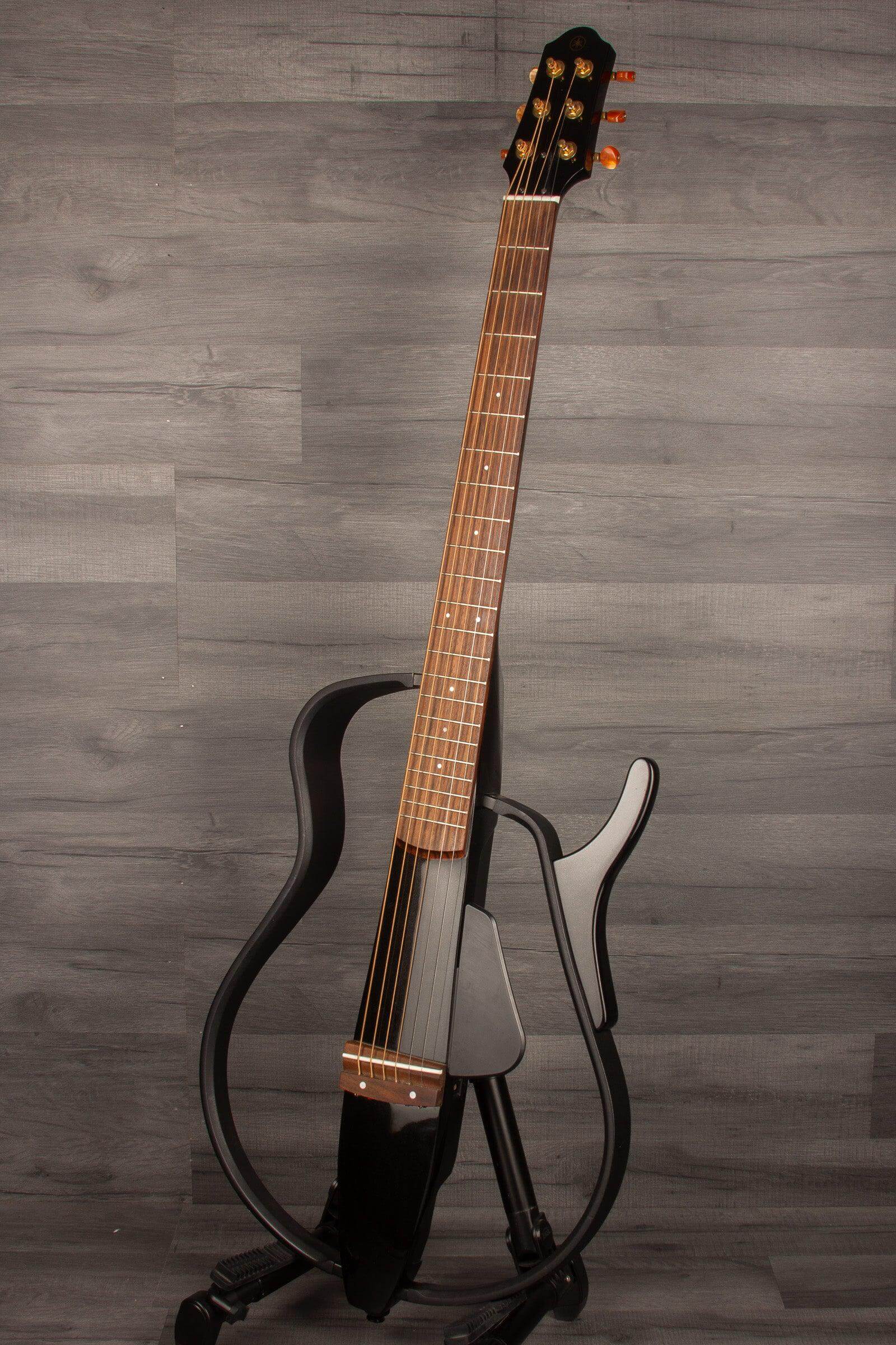 USED - Yamaha SLG110S Silent Guitar Steel - Black | Musicstreet guitar