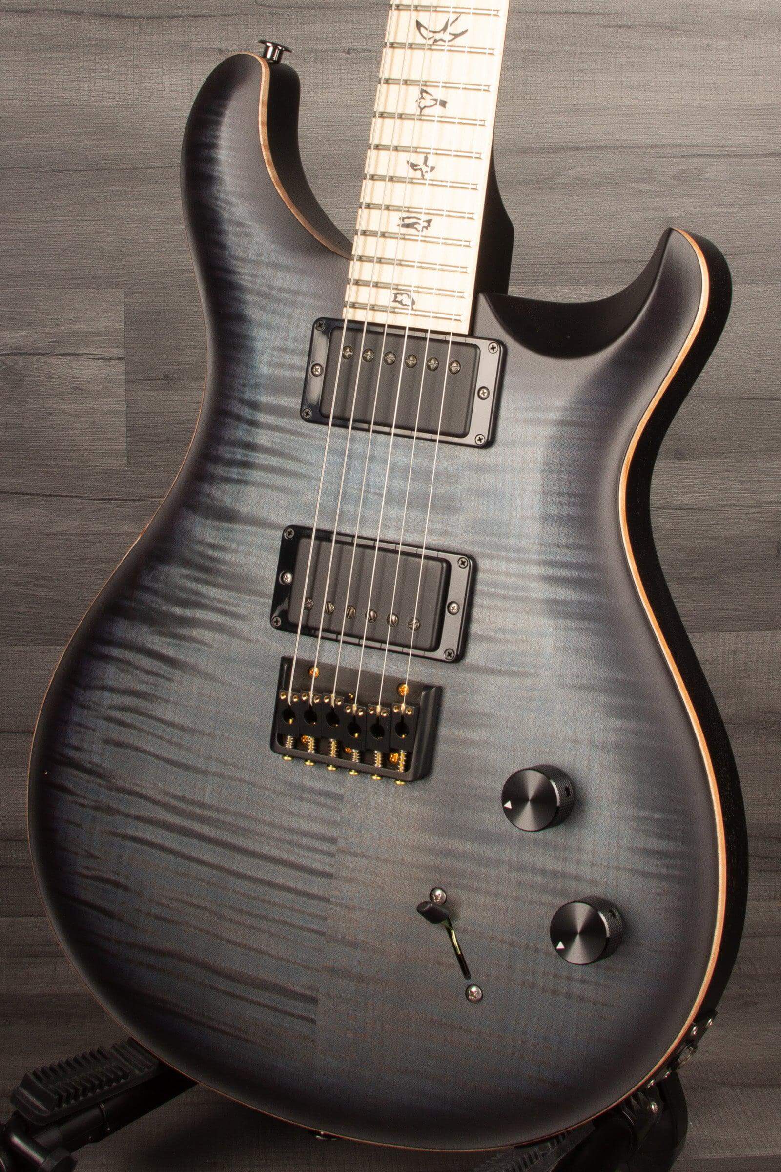 PRS CE24 Dustie Waring Signature Hardtail - Faded Blue Smokeburst s#0355605 - MusicStreet