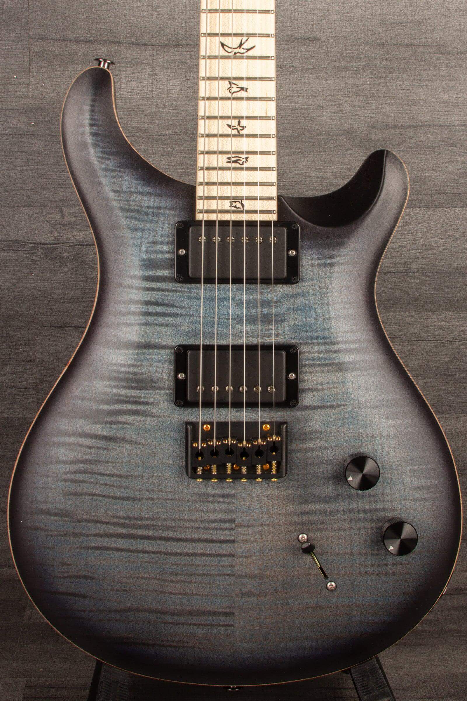 PRS CE24 Dustie Waring Signature Hardtail - Faded Blue Smokeburst s#0355605