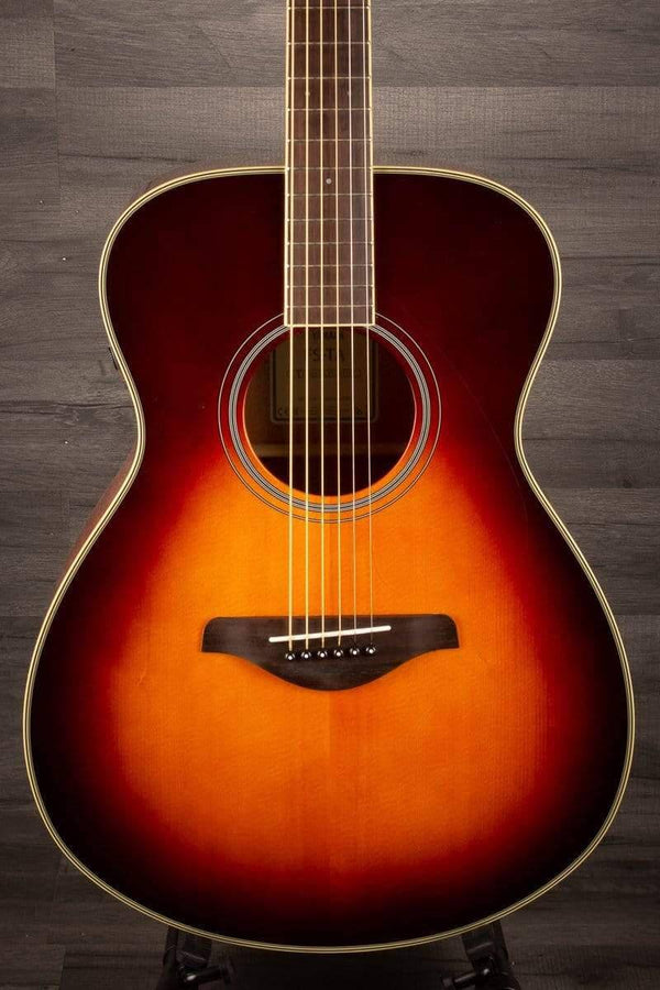 Yamaha Acoustic Guitar Yamaha FS-TA TransAcoustic Guitar - Brown Sunburst