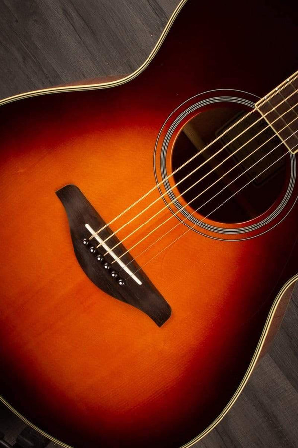 Yamaha Acoustic Guitar Yamaha FS-TA TransAcoustic Guitar - Brown Sunburst