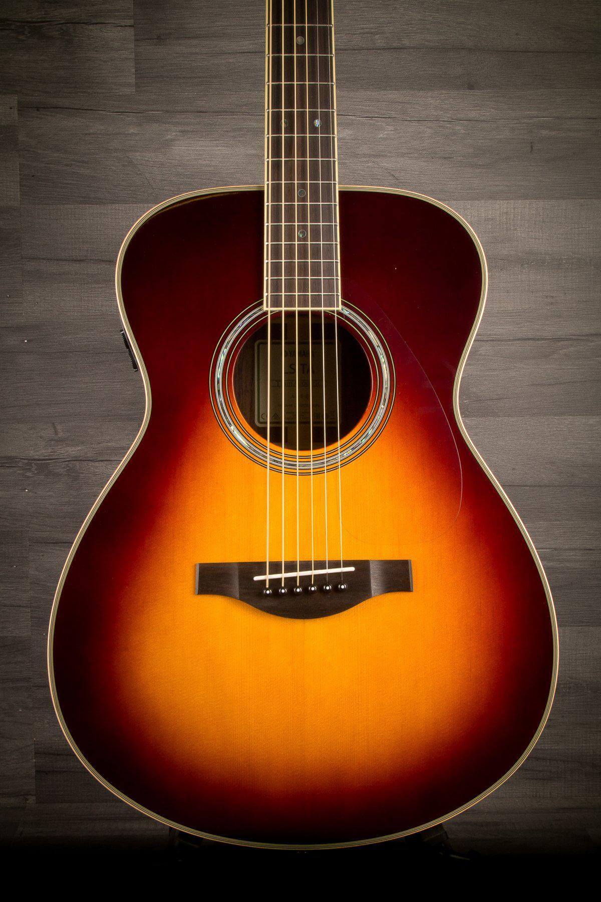 Yamaha Acoustic Guitar Yamaha LS TA Brown Sunburst