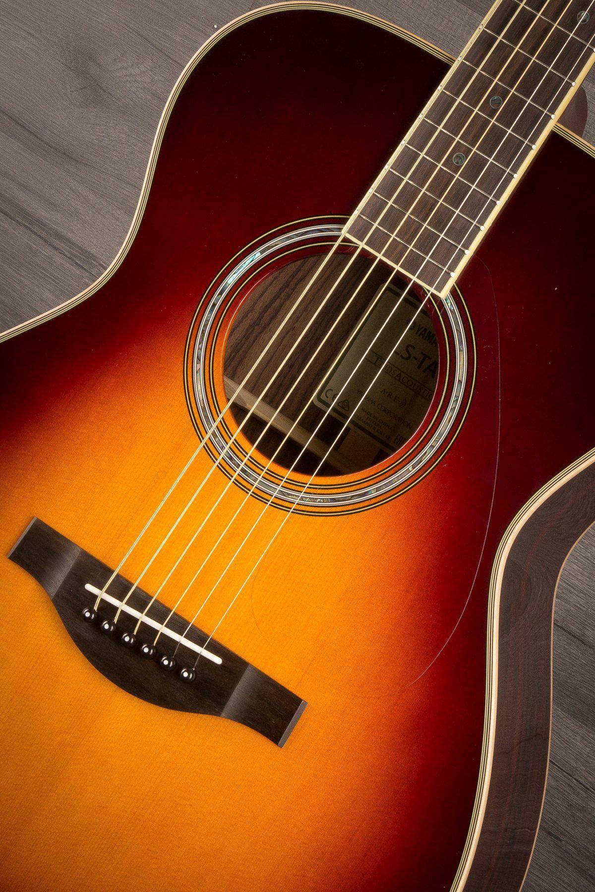 Yamaha Acoustic Guitar Yamaha LS TA Brown Sunburst